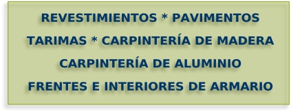 Equipamiento Para Su Reforma
